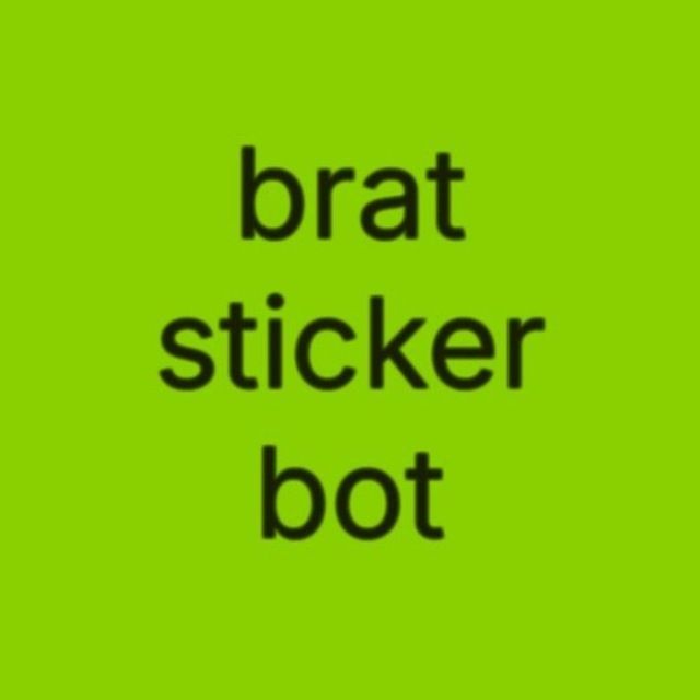 brat Sticker